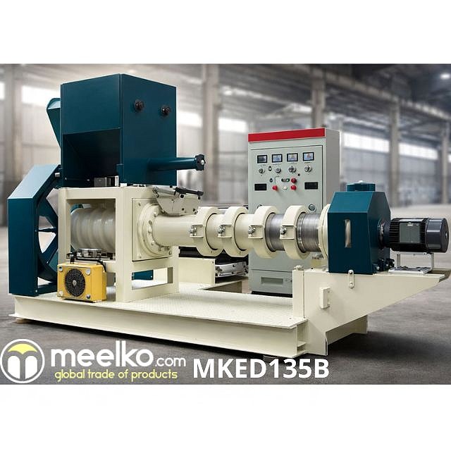 Imagen del producto Extrusora para pellets alimento de perros 700-800kg/h 75kW - MKED135B - Meelko