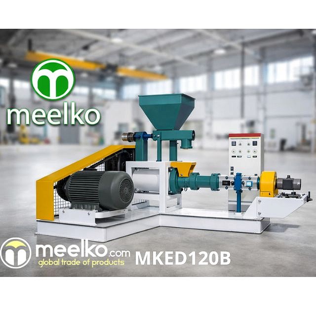 Imagen del producto Extrusora para alimentos de Perros 500-600kg/h 55kW - MKED120B - Meelko